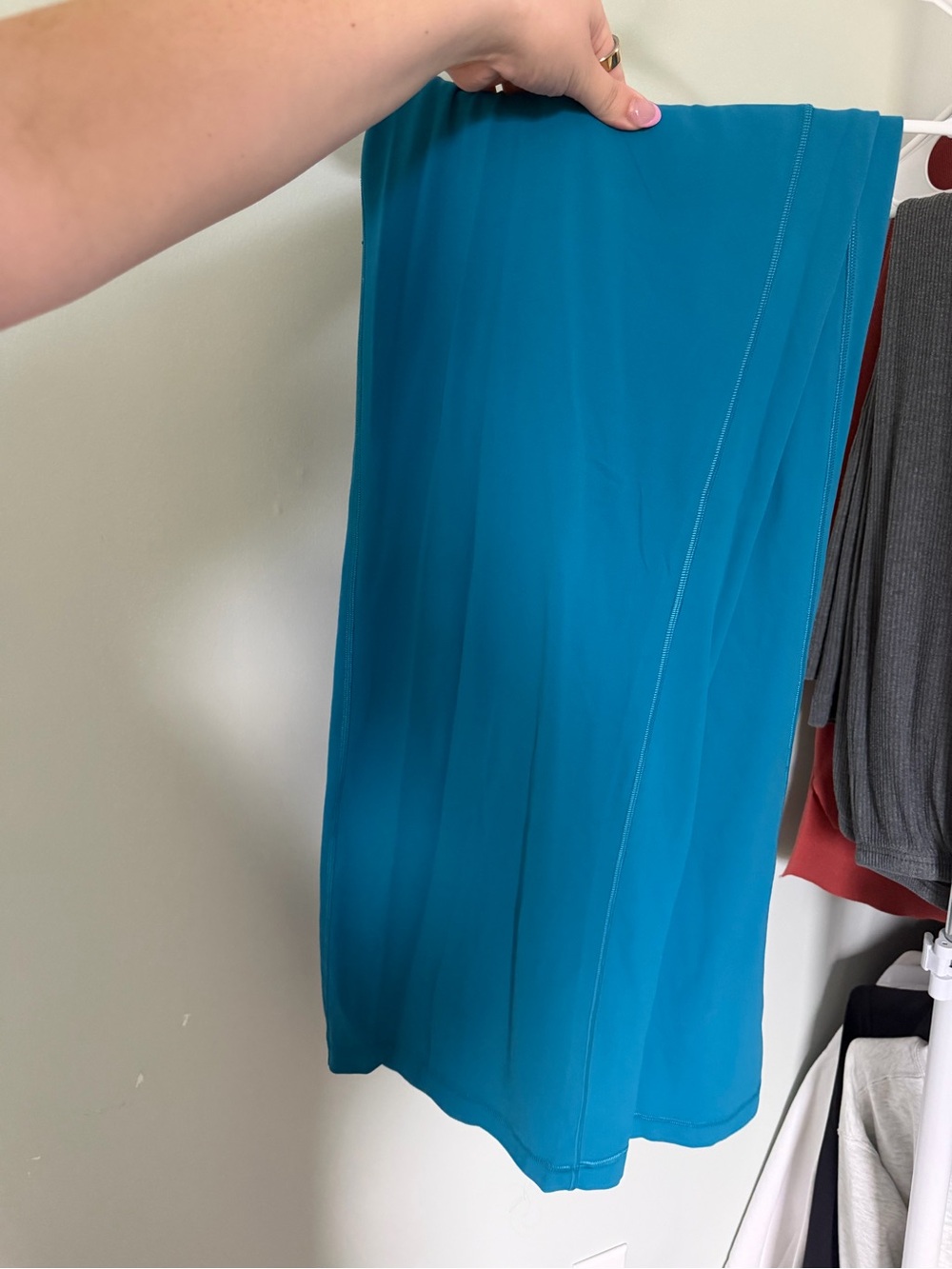 lululemon athletica Teal wide leg Flare yoga pants